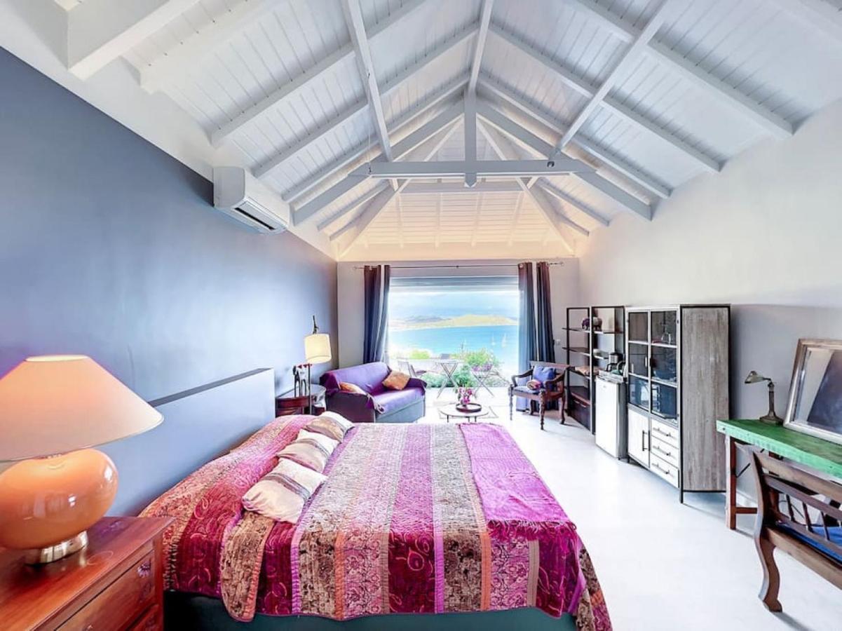 Blue Room In A Shared Villa Diamant With Communal Pool And Sea View Гранд-Кейс Екстер'єр фото